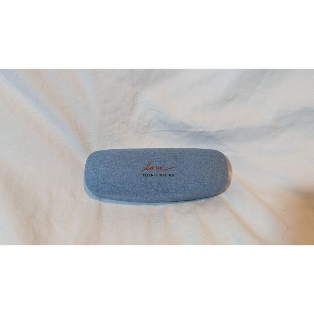 Ellen DeGeneres Eye Glass Case blue